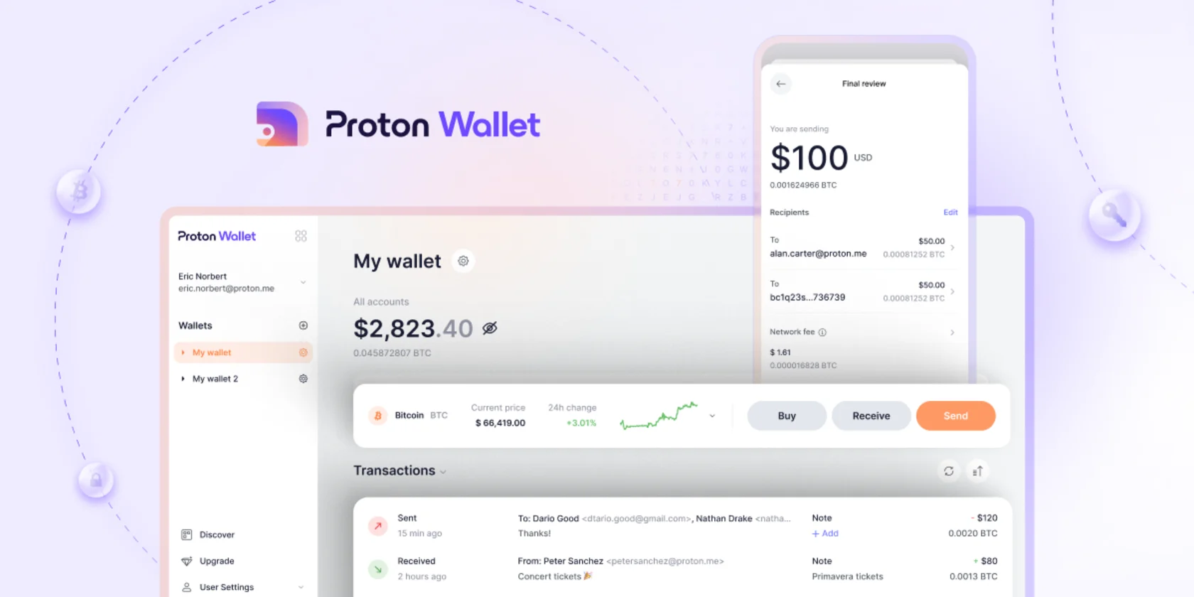 Proton Wallet Cover (Bild: proton.me)